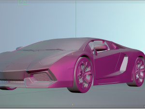 Lambor Aventador Model 3D