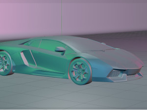 Lambor Aventador Model 3D