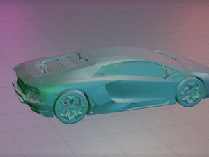 Lambor Aventador Model 3D