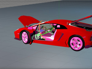 Lambor Aventador Model 3D