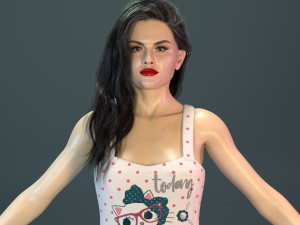 Selena Gomez 3D Модель