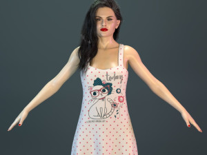 Selena Gomez 3D Модель