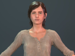 Ellie Williams Model 3D