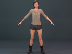 Ellie Williams Model 3D