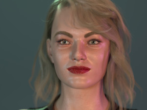 Emma Stone 3D Модель