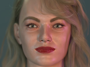 Emma Stone 3D Модель