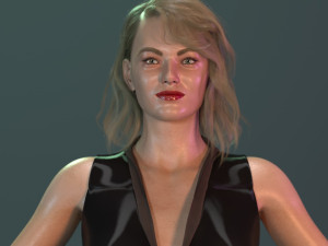 Emma Stone 3D Модель