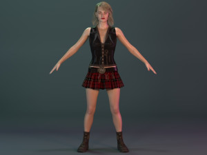 Emma Stone 3D Модель