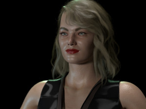 Emma Stone 3D Модель