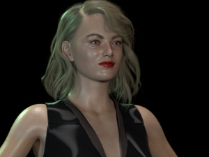 Emma Stone 3D Модель