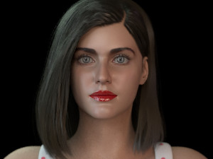 Alexandra Daddario 3Dモデル