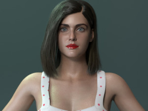 Alexandra Daddario 3Dモデル