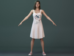 Alexandra Daddario 3Dモデル
