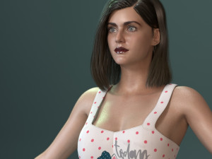 Alexandra Daddario 3Dモデル