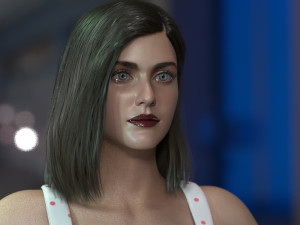 Alexandra Daddario 3Dモデル