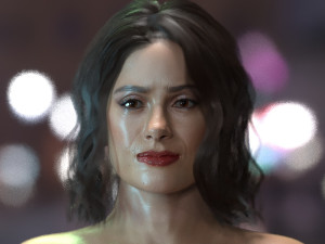Salma Hayek 3D Model