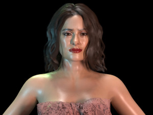 Salma Hayek Model 3D
