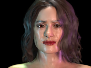 Salma Hayek Model 3D
