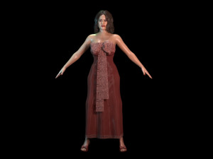 Salma Hayek Model 3D