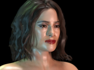 Salma Hayek Model 3D