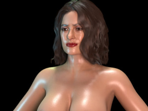 Salma Hayek Model 3D