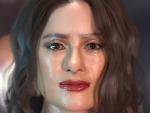 Salma Hayek Model 3D