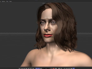 Salma Hayek Model 3D