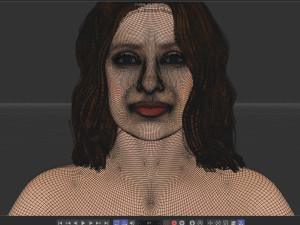 Salma Hayek Model 3D