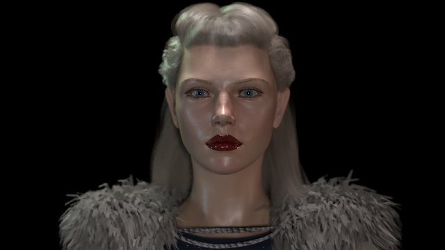 Lagertha Katheryn Winnick 3D 模型 .c4d .max .obj .3ds .fbx .stl .blend