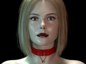 Elle Fanning 3D Модель