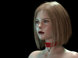 Elle Fanning 3D Модель
