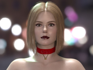 Elle Fanning 3D Модель