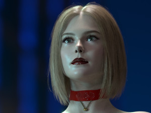 Elle Fanning 3D Модель