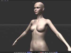 Elle Fanning 3D Модель