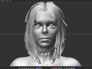 Elle Fanning 3D Модель