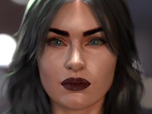Megan Fox Modello 3D
