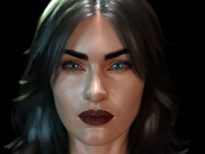 Megan Fox Model 3D