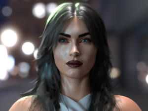 Megan Fox Model 3D