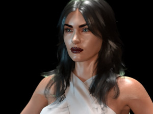 Megan Fox Model 3D