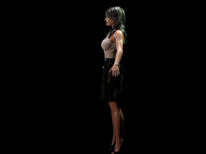 Megan Fox Model 3D