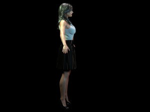 Megan Fox Model 3D