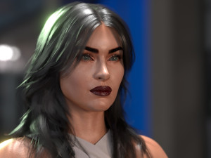 Megan Fox Model 3D