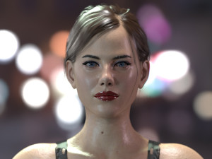 Kaya Scodelario 3D Model