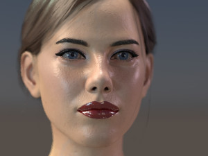 Kaya Scodelario 3D Модель