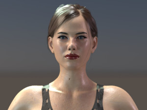 Kaya Scodelario 3D Модель