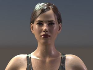Kaya Scodelario 3D Модель