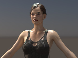 Kaya Scodelario 3D Модель
