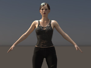 Kaya Scodelario 3D Модель