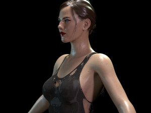 Kaya Scodelario 3D Модель