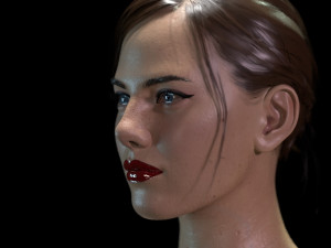Kaya Scodelario 3D Модель